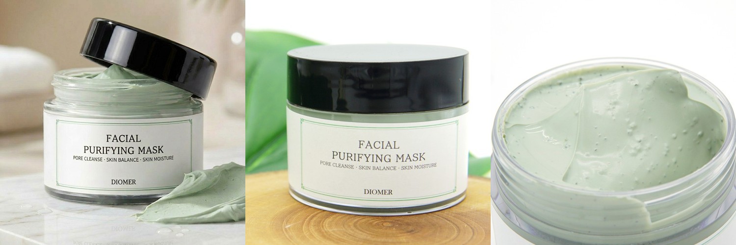 [브러쉬증정] 포리추얼 율무팩 율무어성초 진정 모공 매끈 스킨 팩 100ml x 2개입