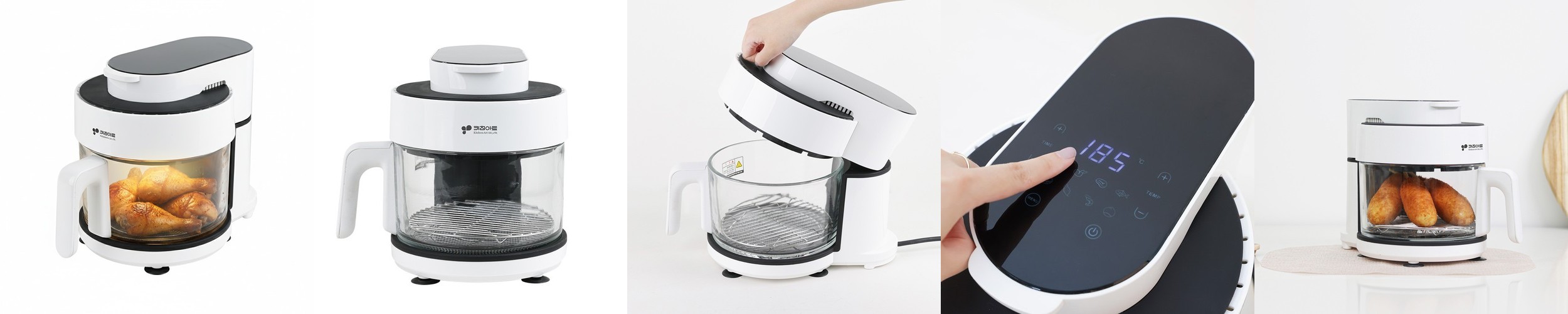 잼먹 이유식찜기 800ml 미니 실리콘 전자렌지