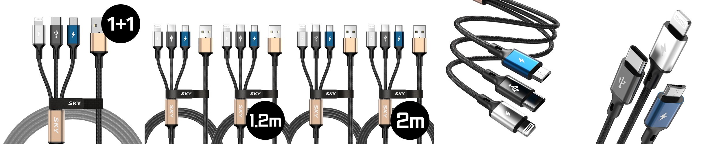 유그린 100W 직조 C to C타입 고속충전케이블 US316 2m, 1개