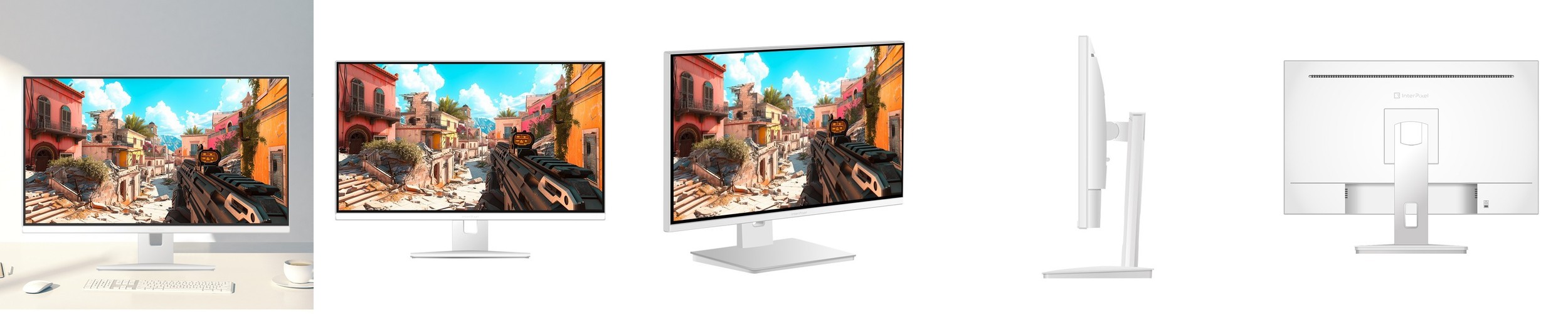 [신제품] 인터픽셀 IP2434 FHD IPS 100Hz 컴퓨터 서브 사무용 모니터 59~61cm(24인치), 무결점