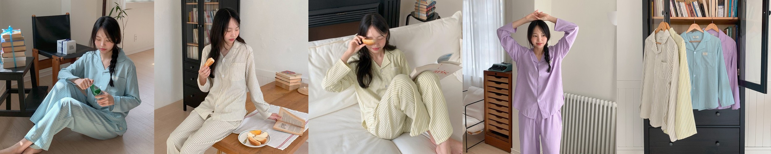 마누아 플라워 파자마 봄 여름 5부 7부 꽃바지 국내생산 60수 아사순면 프로방스 홈웨어