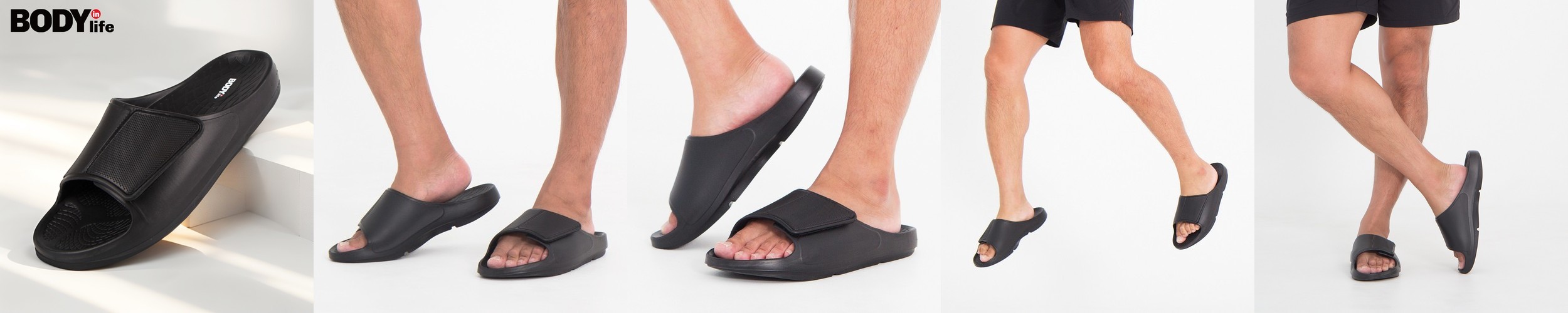 나이키 쪼리 블랙 화이트 로고 플립플랍