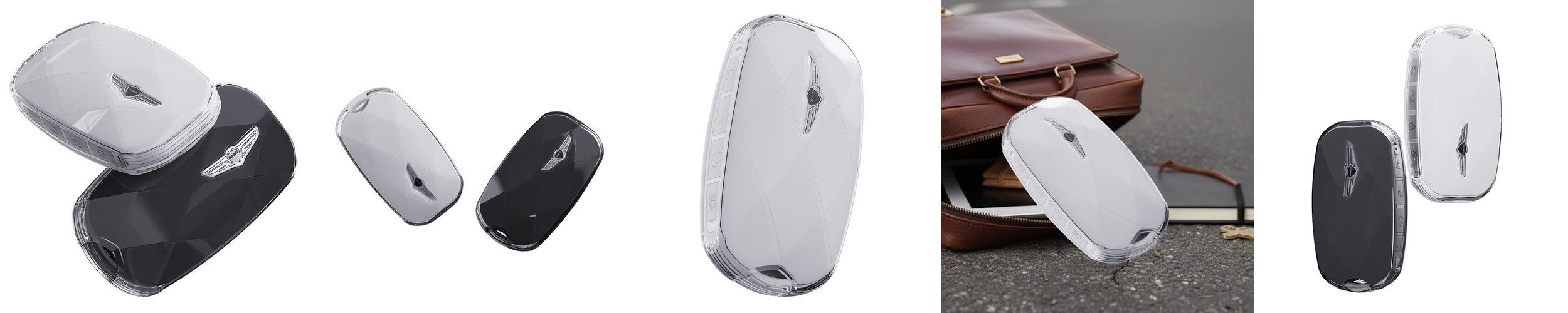 키케이스 차키케이스 스마트 커버 차량용 홀더 가죽 현대 기아 제네시스 소프트노바