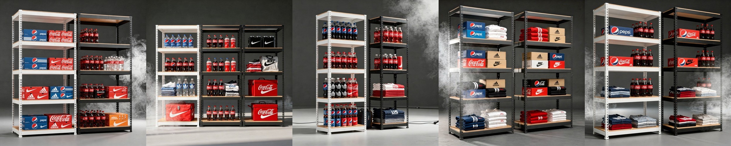 스피드랙 바퀴선반 웨건 서빙 무빙 카트 다용도 선반 수납장 400x400x600 2단