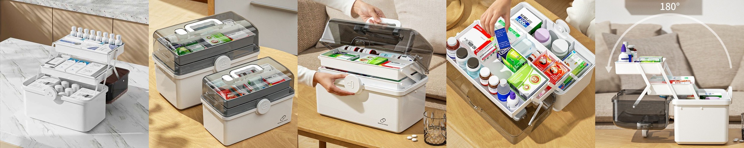 휴대용 약통 케이스 미니 일주일 약통 상자 약보관함 케이스 알약