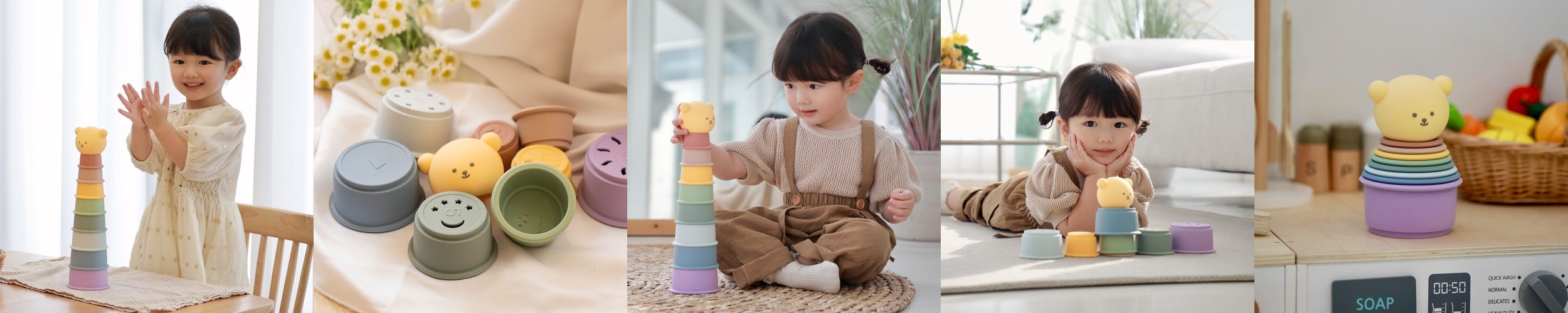 라마즈 손 발목 딸랑이 세트 핑크 백일 돌 출산 선물 장난감 놀이