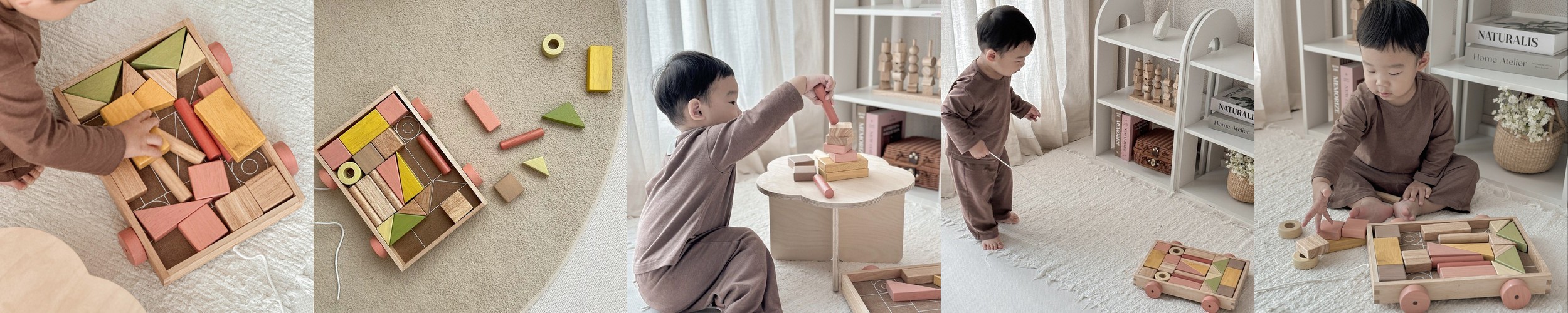 아카시아봉봉 강아지 산책놀이 원목교구 아기 걸음마 장난감 선물