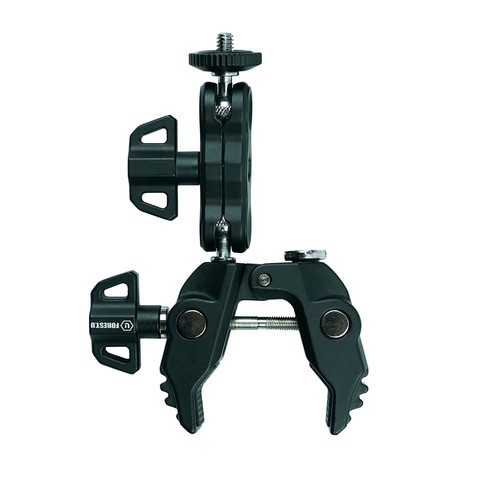 캠핑 원형 사이드 테이블 랜턴걸이 보조 미니 경량 높이조절 블랙