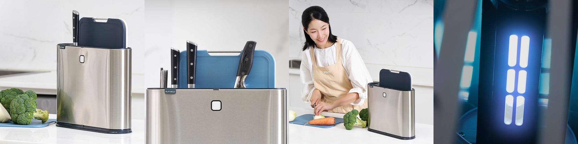 브러쉬업 칫솔살균기 헤드형 충전식 UV-C 자외선 광파 건조기 소독기 라일락 퍼플