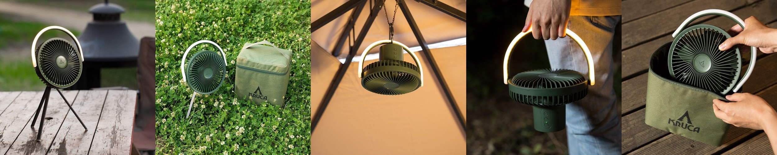 카고컨테이너 캠핑 선풍기 멀티팬 L 라지 캠핑용 무선 서큘레이터 카키