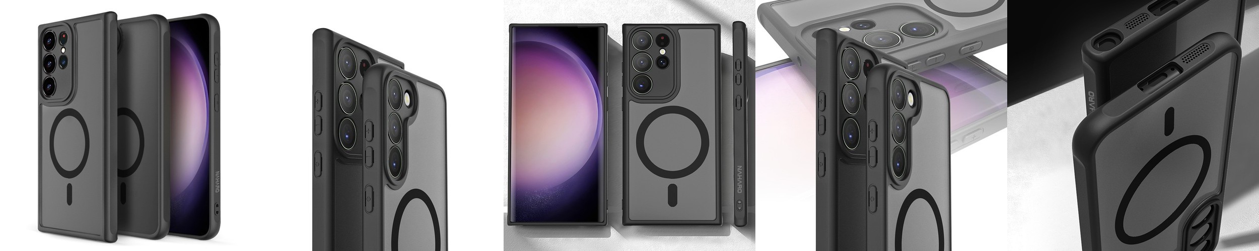 전후면 풀커버 맥세이프 방탄 양면 케이스 블랙, 갤럭시S26 울트라