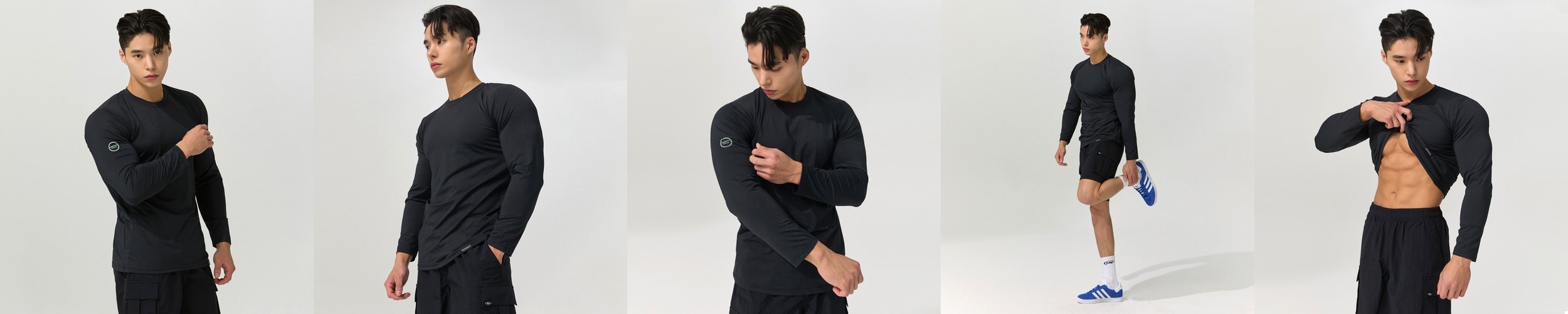 MAVRK(매버릭), 클래식 댑트 엠브로이드 3부 반바지 3COLORS