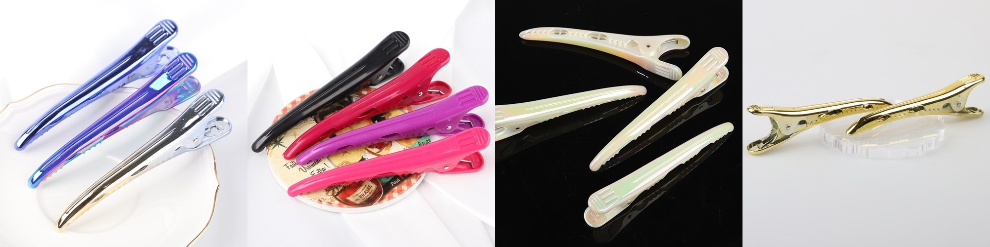 레이스룸 꼬임 볼드 리얼 은도금 미니 왕 폭 헤어 집게 머리 핀