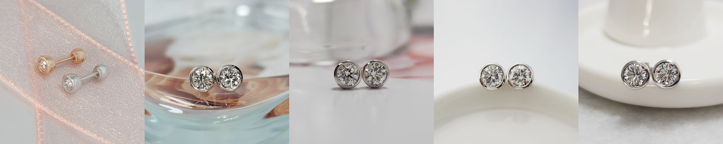 [0.8mm]14K 인터널 모이사나이트 다이아 오로라 라블렛 피어싱 3부