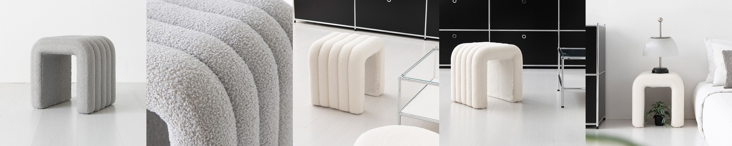 TANG 아카시아 원목접이식스툴/협탁 내추럴 5181.0449