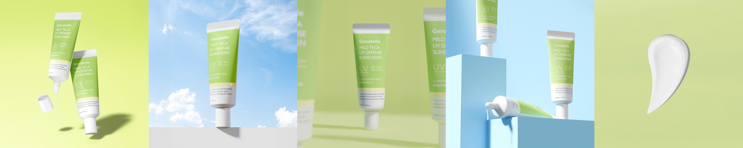 더하르나이 시카이드 무기자차 선크림 SPF50+ PA++++ 50ml, 2개