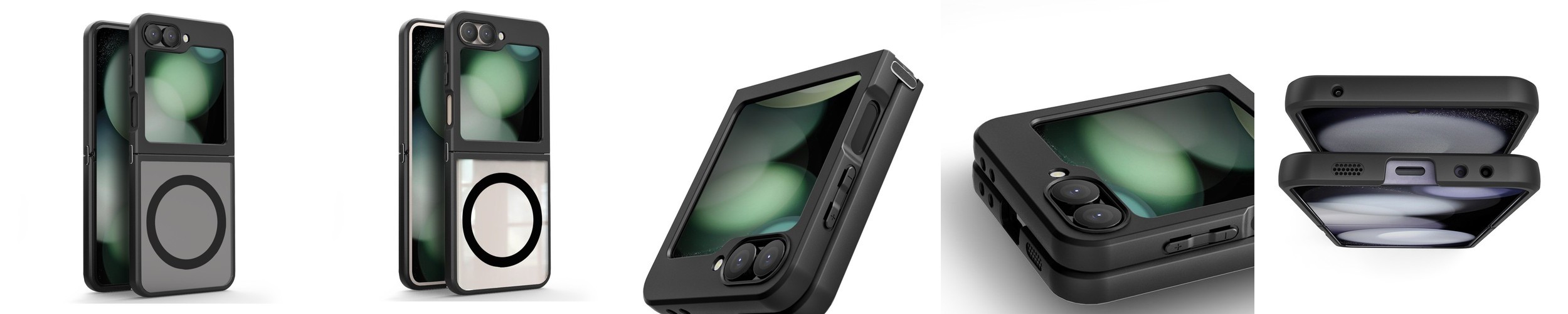 빅쏘 3DS 풀커버 액정보호 필름 갤럭시Z 플립5, 2매입