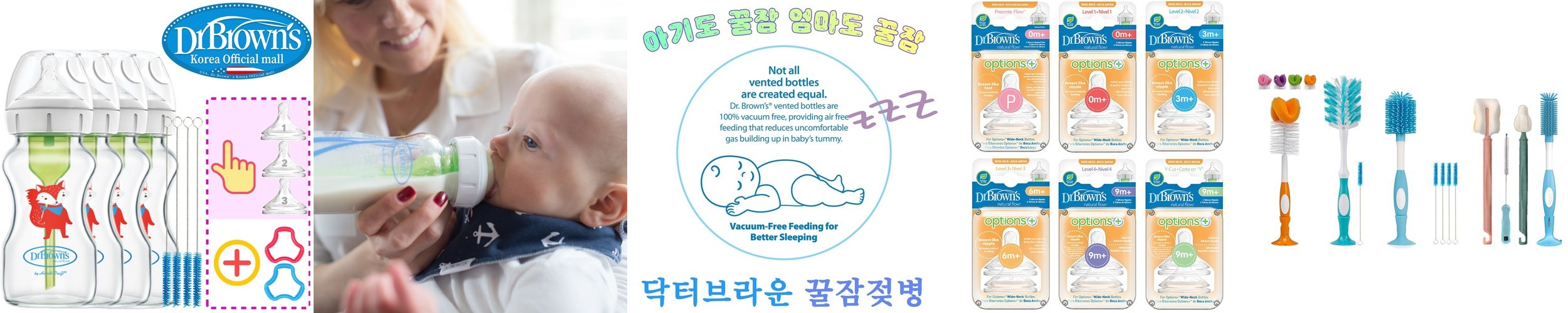 필립스아벤트 배앓이방지 신생아용 에어프리벤트 아기편한 젖병 125ml 1P (0m+젖꼭지 포함)
