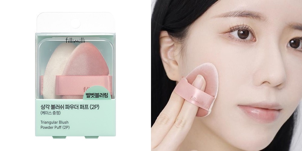 메이크업헬퍼 빅사이즈 파우더 팩트 퍼프 5개입, 화이트, 1개