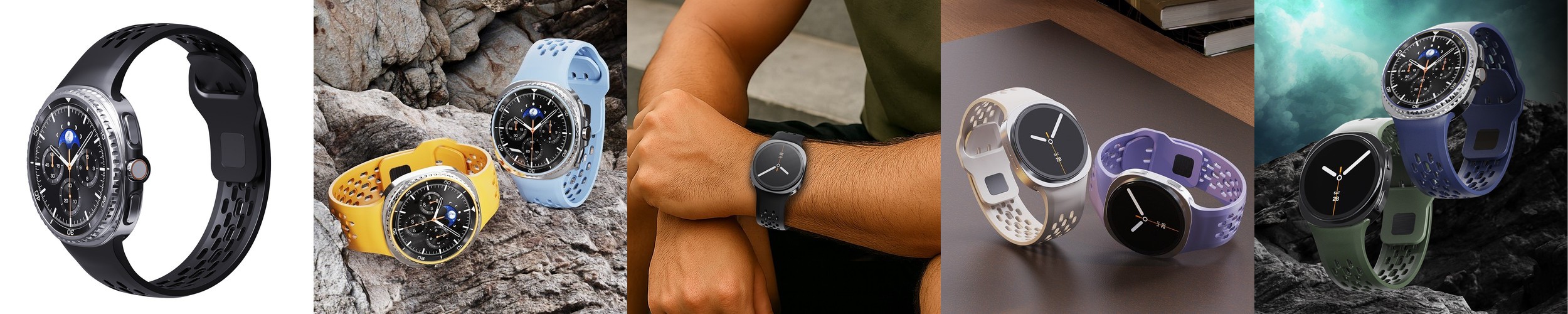 애플워치 스트랩 SE3 SE 9 8 지샥 일체형 밴드 시계줄 오닉스 44MM/45MM, 지프로텍션 블랙