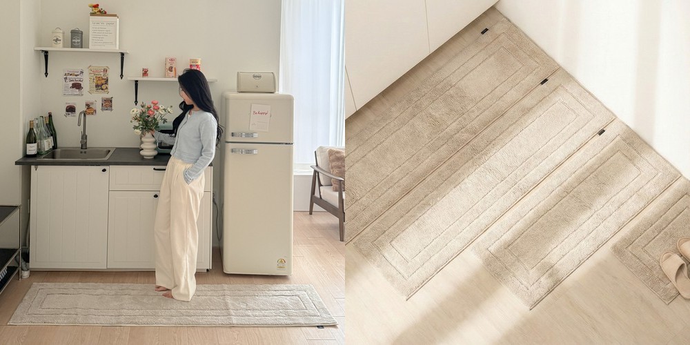 디아르 프리미엄 극세사 주방 매트 욕실 화장실 현관 침실 발매트 50x120cm