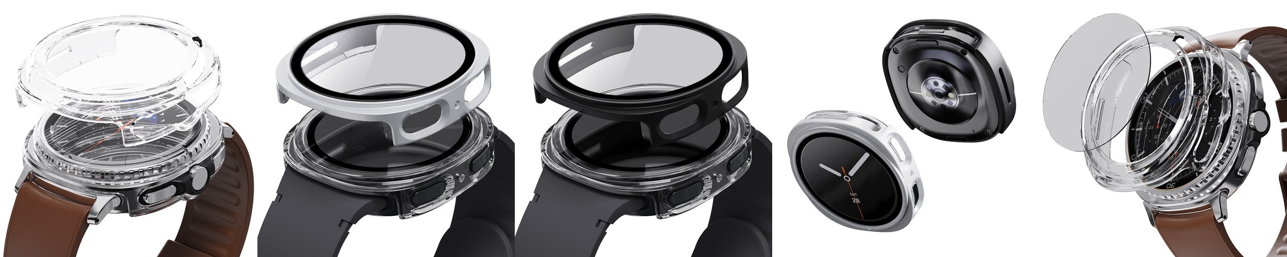애플워치 스트랩 SE3 SE 9 8 지샥 일체형 밴드 시계줄 오닉스 44MM/45MM, 지프로텍션 블랙