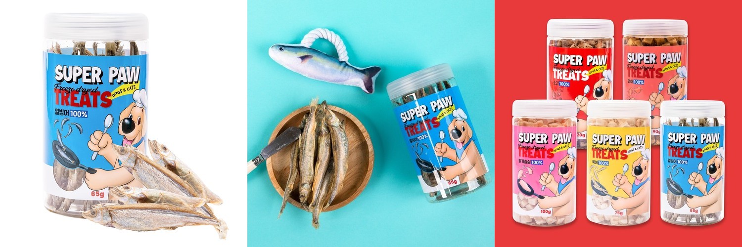 바다고양이식탁 꽃돔트릿 50g 동결건조간식