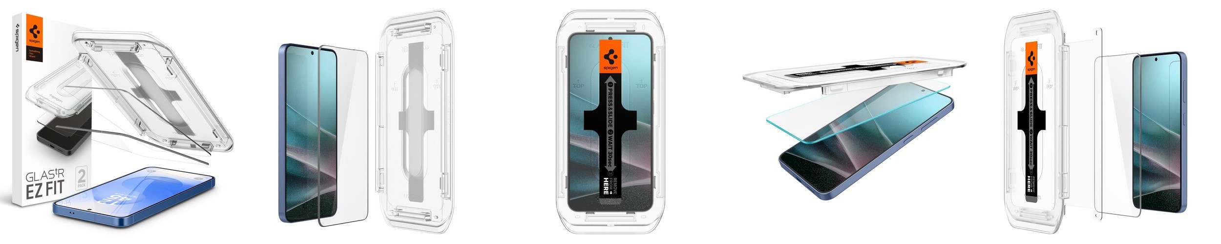 빅쏘 2.5CX 강화유리 필름 갤럭시A34, 2매입