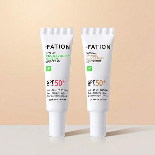 [라운지전용] 파티온 노스카나인 선케어 2종 키트(선세럼10ml+수분선크림10ml)