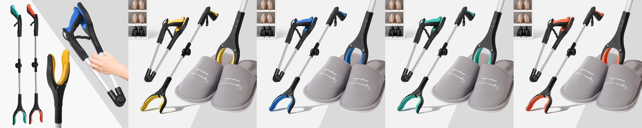 깔끔정리 옷걸이형 모자걸이 양말건조대 신발집게 만능집게