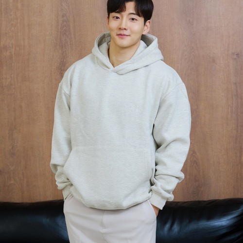 어깨넓어보이는 남자 오버핏 기모 무지 후드티 머슬핏 긴팔