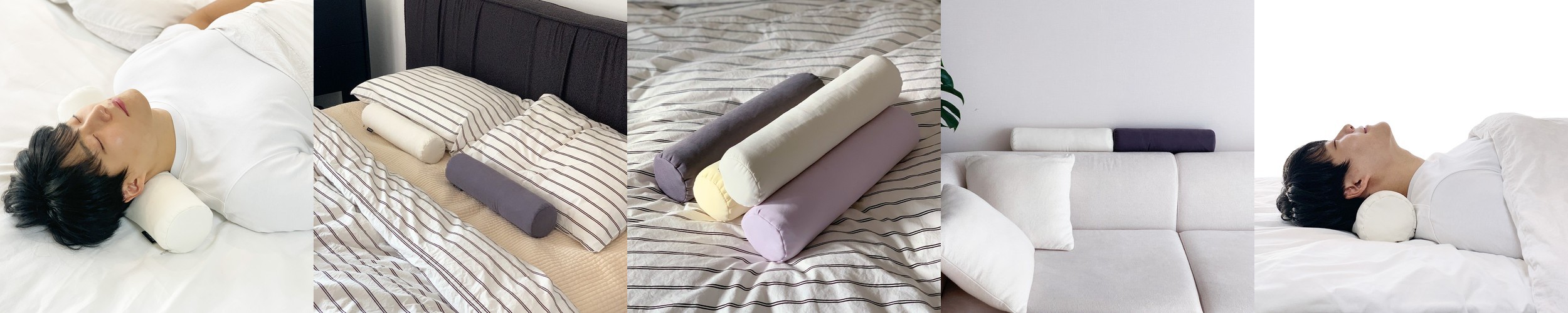 아카시아홈 국내제작 낮은베개 일자목 기능성 천연 라텍스베개 높이7cm