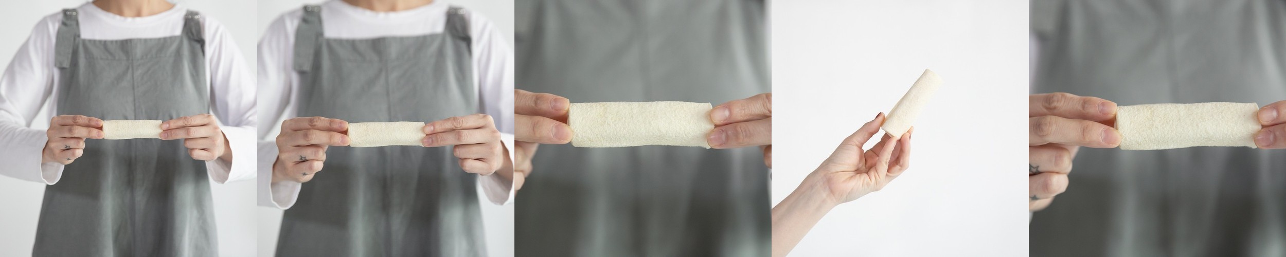 강아지 수제 간식 애견 개껌 대형견 한우 우피 스틱 5P