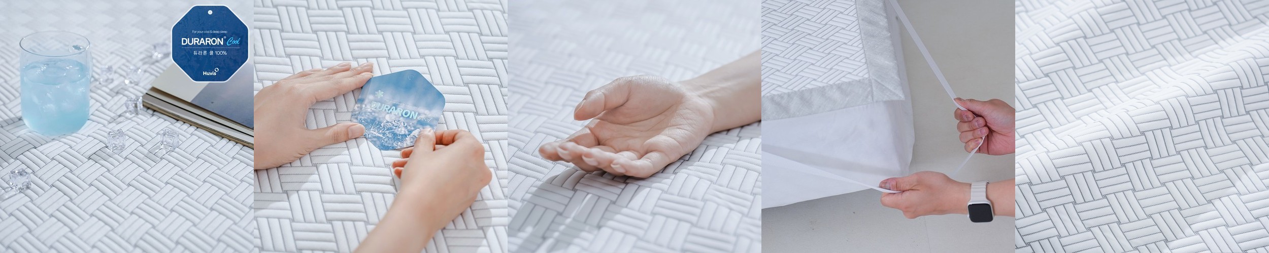 쯔누가 냉감패드 여름 패밀리 침대 이불 패드 고정밴드 Q