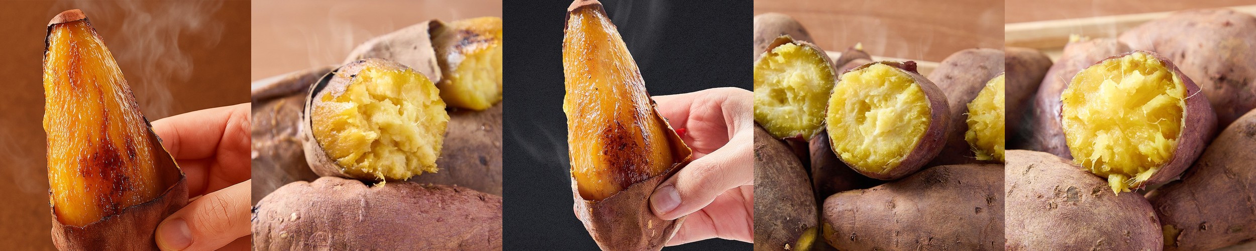 캐다 바로먹는 꿀 고구마 600g 2팩 아침 식사 실온 삶은 찐고구마