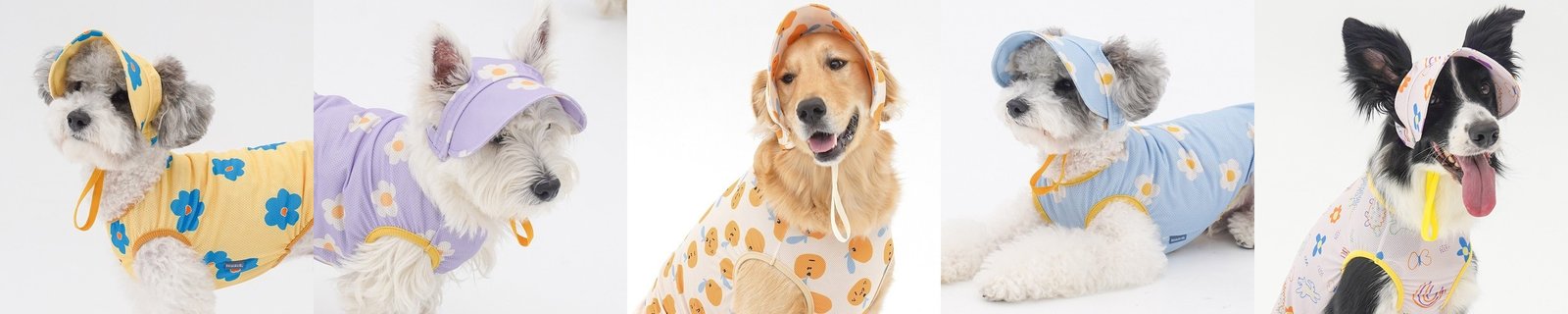 강아지썬캡 애견모자 대형견 반려견산책용 여름 선캡 자외선 차단