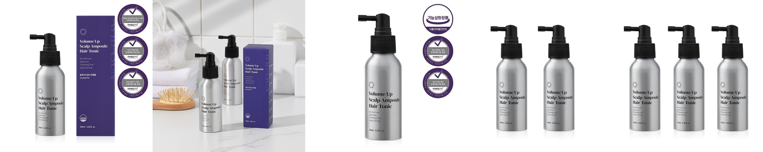 에브리톡톡 헤어토닉 200ml 본품+200ml 리필 탈모 케어 두피 영양제 세럼 에센스+흐름방지링 포함