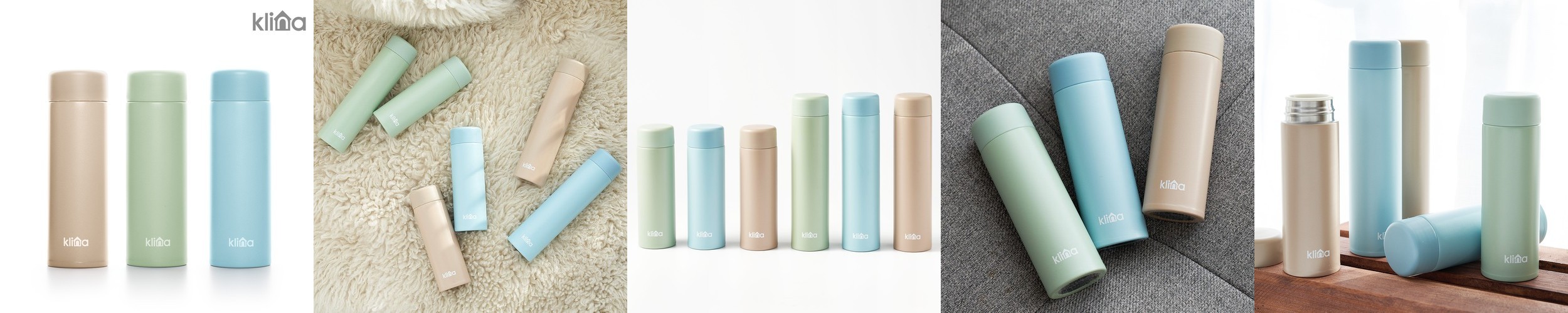 클리나 진공 보냉보온 포켓 미니 텀블러 150ml 블루