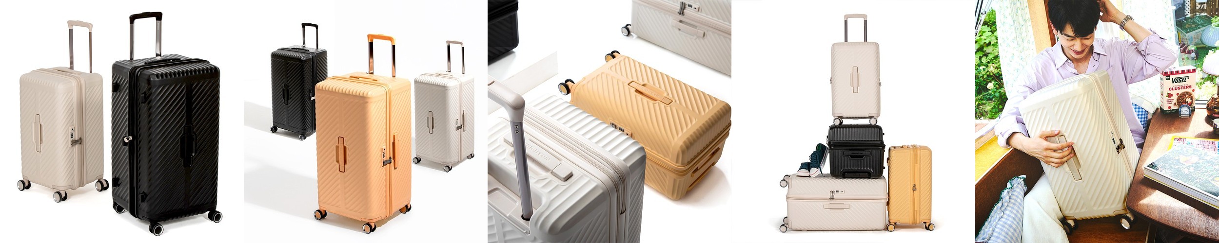 토부그 캐리어 329SS 폴리카보네이트 확장형 65cm(24인치) 74cm(28인치)