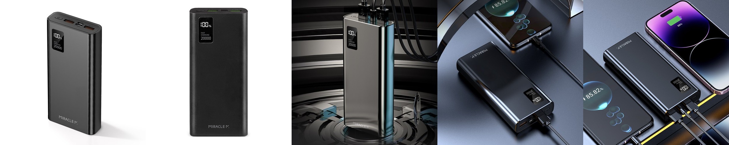 조이트론 초슬림 초경량 맥세이프 보조배터리 무선 고속충전 5000mAh 에어스킨50 라운드엣지
