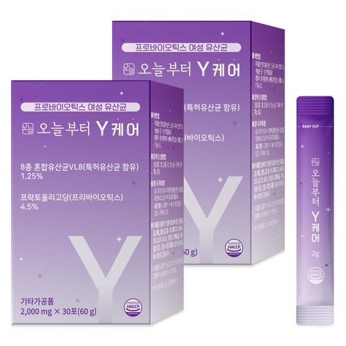 비너틱스 유산균 질 유래 유산균 프로바이오틱스 30캡슐, 1개