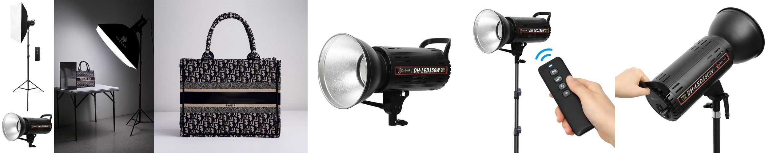 촬영용 자연광 지속광 조명 썬빔 라이트 150w KIT-SUN05