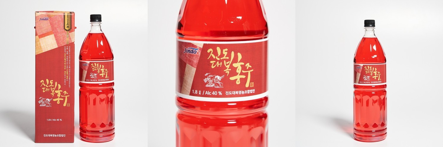 진도홍주 아리랑 40도 1.8L 지초주 대용량 (케이스 포함)