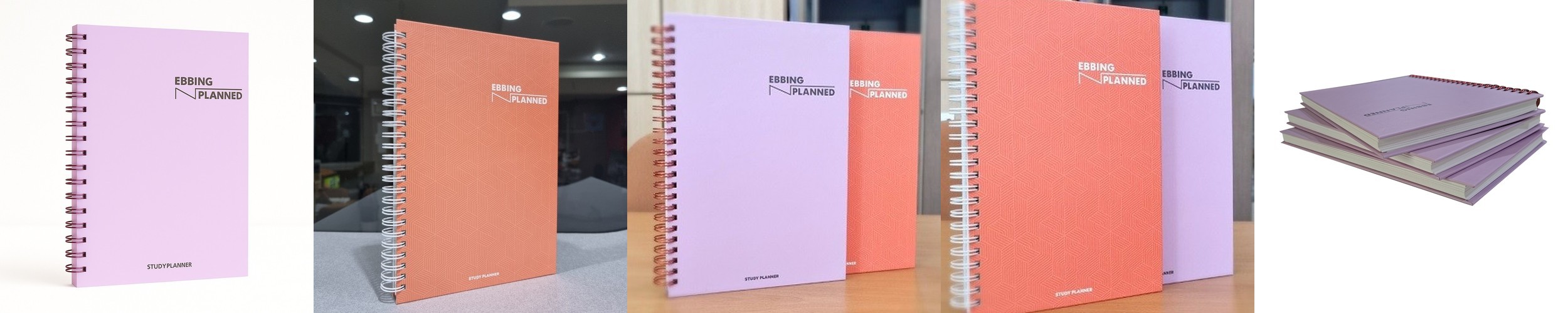 [특허]강력한 망각곡선 스터디 플래너 에빙플랜드 초등 중등 고등 대학 재학생용 총5회복습용 61일 Violet