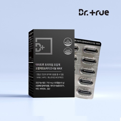 [2개월] 닥터트루 WPS WNB 쏘팔메토 옥타코사놀 60캡슐, 1개