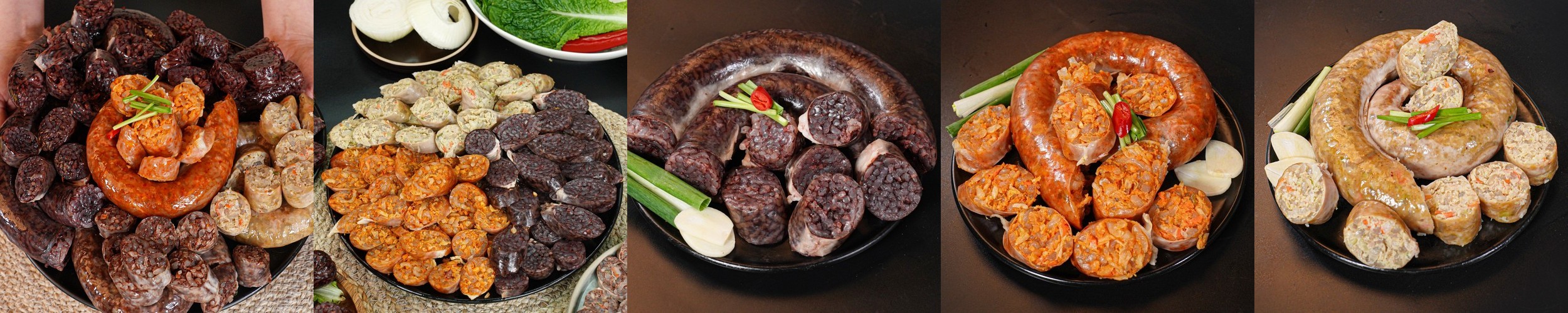 유비푸드 잡내없는 분식집 순대 찰순대 1kg