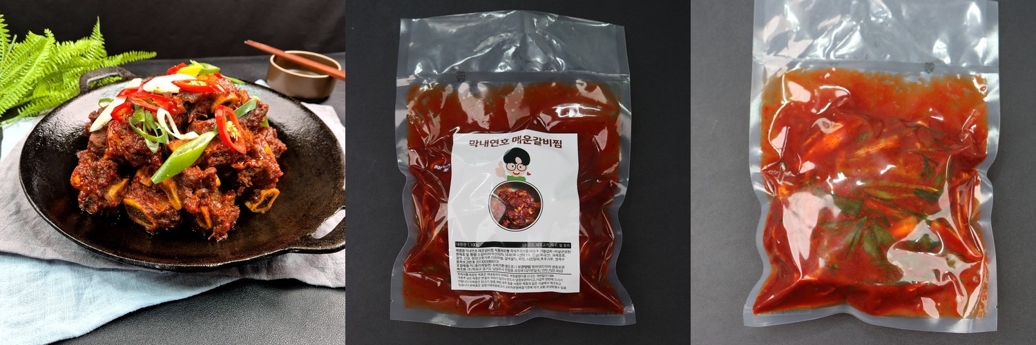 대구 동인동 매운 소갈비찜 봉산찜갈비 2인분 500g, 1개