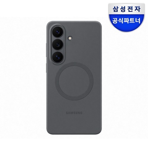삼성 정품 실리콘 맥세이프 마그넷 케이스 커버 블랙, 갤럭시S26