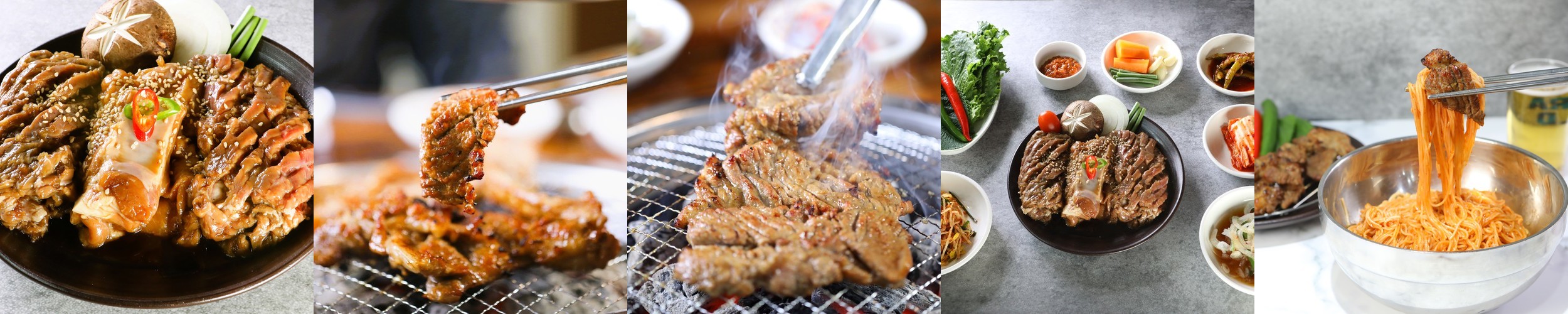 국내산 한돈 생갈비로 만든 수제 인삼 양념 돼지갈비 1kg