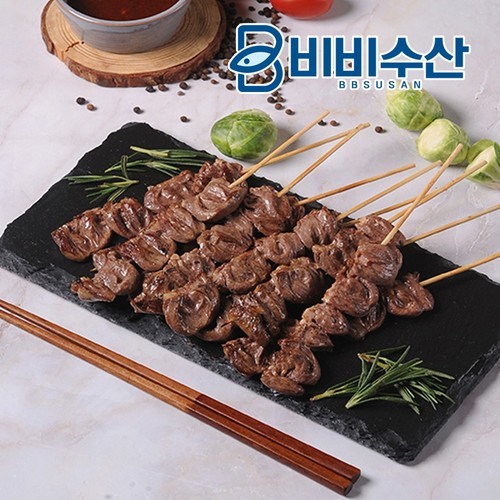 닭꼬치 모음 7종 450g 수제 닭껍질 파닭 목살 염통 모듬 캠핑꼬치 바베큐구이